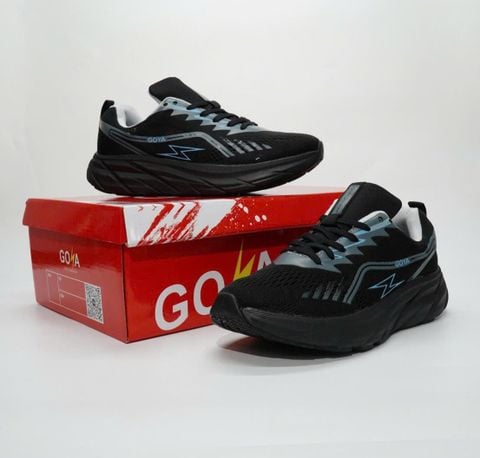  Giày Chạy Bộ Goya Training Plus 2024 Full Đen V1 