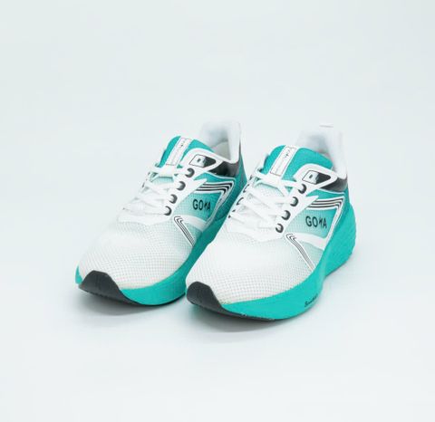  Giày Chạy Bộ GOYA Strides 2 Màu Trắng Xanh (Đế Xanh) 
