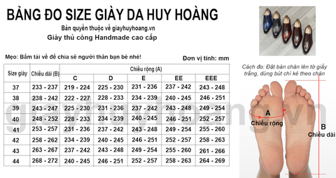  Giày da nam công sở đế cao su Derby NY303YS200 