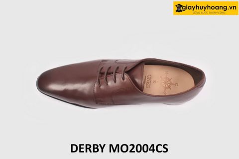  [Size 41] Giày da nam mũi thon nhọn màu nâu Derby MO2004CS 