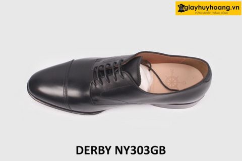  [Size 41+42+44] Giày da nam đẹp thoải mái cho chân Derby NY303GB 