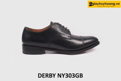  [Size 41+42+44] Giày da nam đẹp thoải mái cho chân Derby NY303GB 