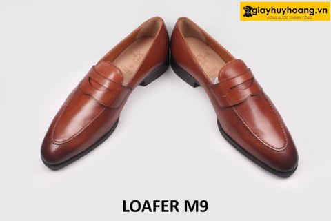  [Size 40+41+43] Giày da bò nam công sở Penny loafer M9 