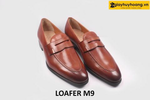  [Size 40+41+43] Giày da bò nam công sở Penny loafer M9 