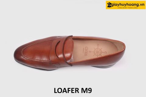  [Size 40+41+43] Giày da bò nam công sở Penny loafer M9 