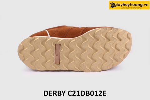  [Size 41] Giày tây nam da lộn thời trang đế bằng Sneaker DB012E 