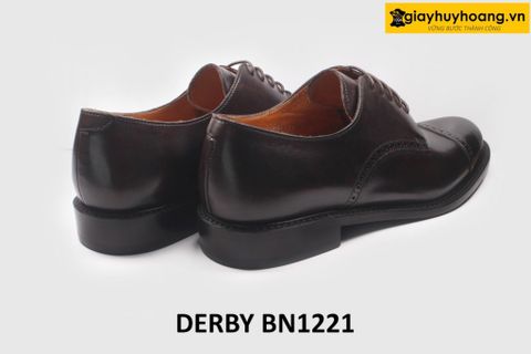 [Size 41+42+44] Giày da nam đế cao su bền bỉ Derby BN1221 