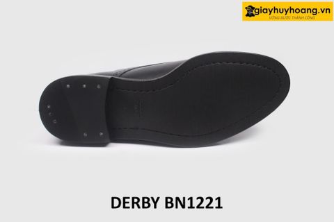  [Size 41+42+44] Giày da nam đế cao su bền bỉ Derby BN1221 