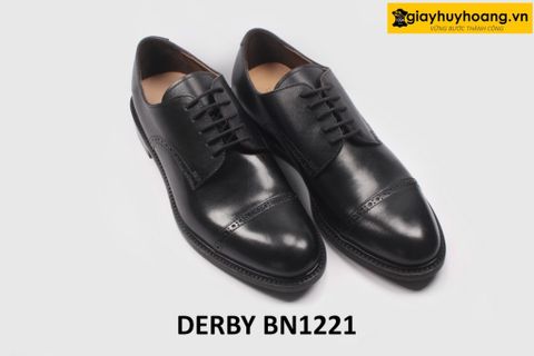  [Size 40+41+44] Giày da nam công sở buộc dây đẹp Derby BN1221 