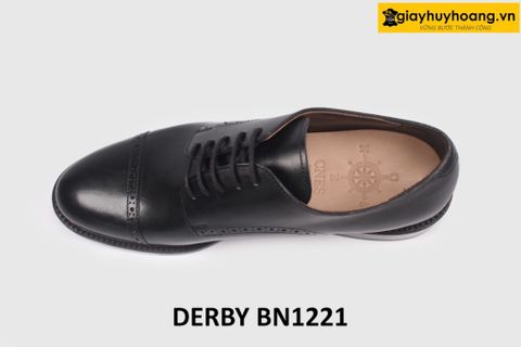  [Size 40+41+44] Giày da nam công sở buộc dây đẹp Derby BN1221 