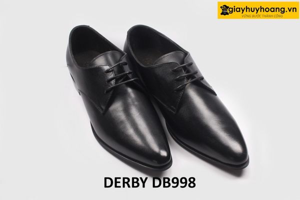  [Size 39] Giày da nam form dáng mũi nhọn cao cấp Derby DB998 
