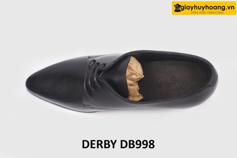  [Size 39] Giày da nam form dáng mũi nhọn cao cấp Derby DB998 