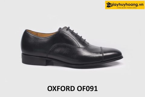  [Size 40] Giày da nam chính hãng công sở Oxford OF091 