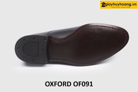  [Size 40] Giày da nam chính hãng công sở Oxford OF091 