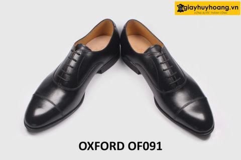  [Size 40] Giày da nam chính hãng công sở Oxford OF091 