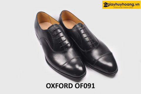  [Size 40] Giày da nam chính hãng công sở Oxford OF091 