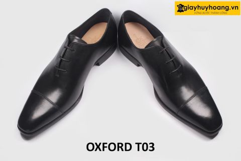  [Size 42] Giày da nam công sở thời trang Oxford T031 