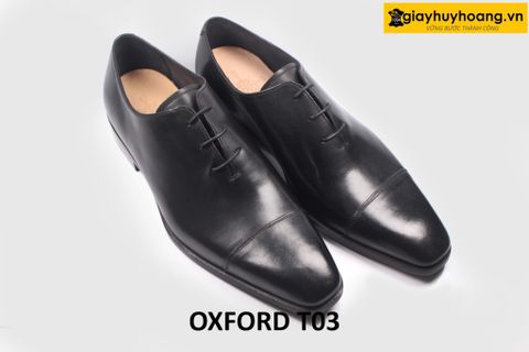  [Size 42] Giày da nam công sở thời trang Oxford T031 