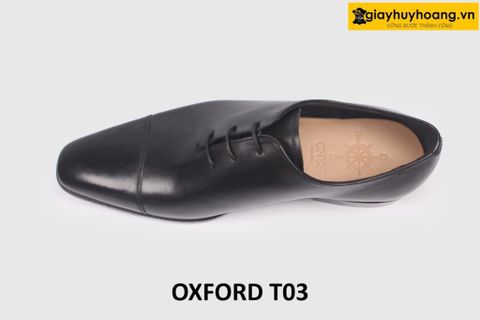  [Size 42] Giày da nam công sở thời trang Oxford T031 