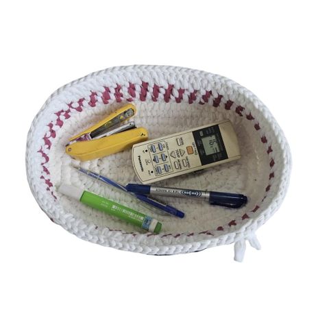  Giỏ Móc Len Hình Bầu Dục 