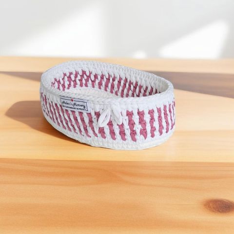  Giỏ Móc Len Hình Bầu Dục 