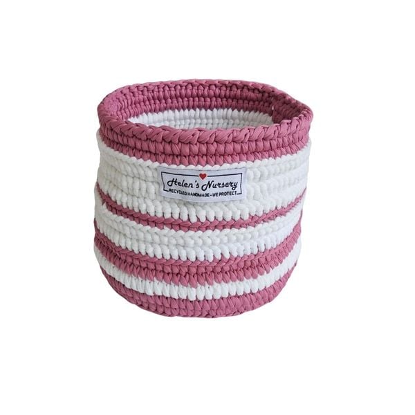  Giỏ Móc Len Hình Tròn 