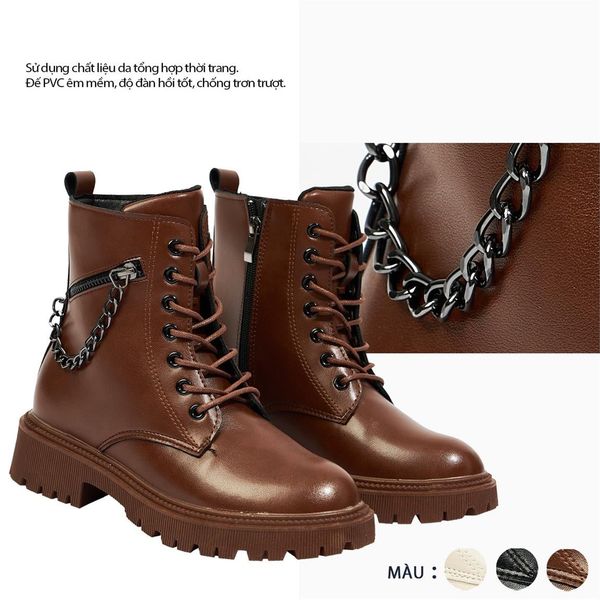  Giày boot nữ MWC NUBO- 9129 