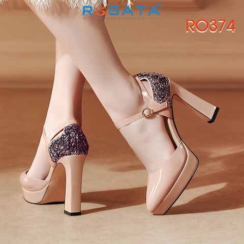  GIÀY CAO GÓT THỜI TRANG RO374 