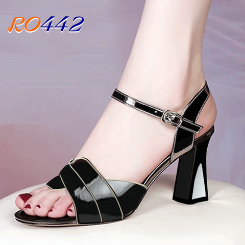  GIÀY CAO GÓT THỜI TRANG RO442 