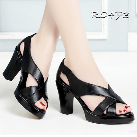  GIÀY CAO GÓT THỜI TRANG RO473 