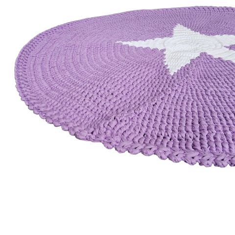  Thảm Móc Len Trang Trí Hình Tròn – Kích Thước Nhỏ 