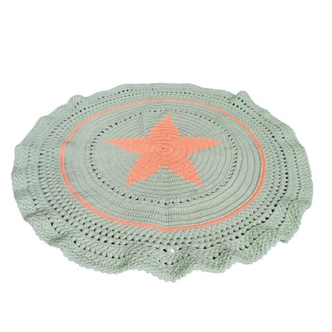  Thảm Móc Len Trang Trí Hình Tròn – Kích Thước Nhỏ 