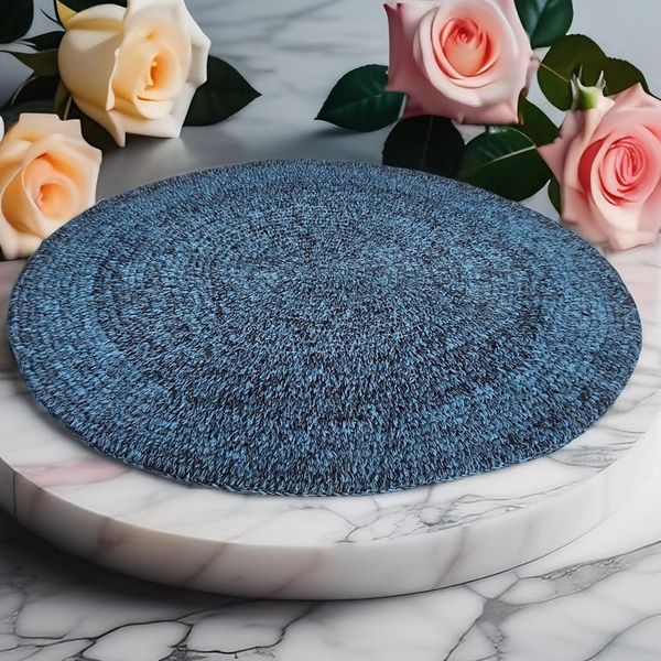  Thảm Móc Len Hình Tròn – Kích Thước Nhỏ 