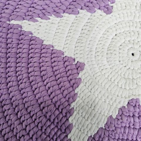  Thảm Móc Len Trang Trí Hình Tròn – Kích Thước Nhỏ 