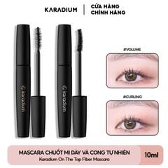 Chuốt mi Karadium On the Top Fiber Mascara 10ml giúp mi dày và cong tự nhiên