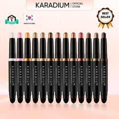 Nhũ mắt Karadium Shining Pearl Shadow Stick 2 đầu dạng thỏi vặn kèm cọ