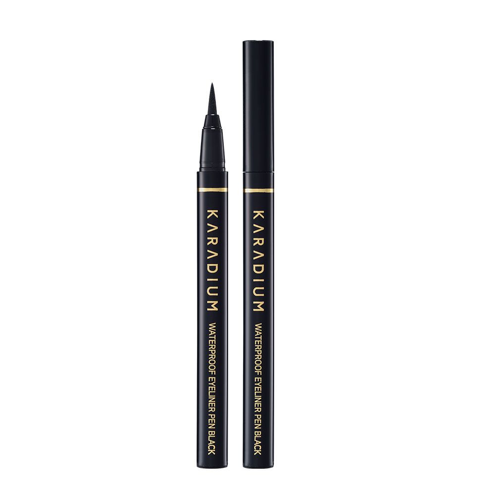 Bút dạ kẻ mắt Karadium Waterproof Eyeliner Pen Black vỏ đen nét đậm