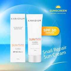 Kem chống nắng Karadium Sun Snail Repair Cream SPF50+ PA+++ bảo vệ da toàn diện
