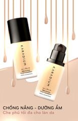 Kem nền Karadium Main Actress Cover Foundation 30ml SPF30 PA +++ dạng lọ siêu mịn, che phủ tốt