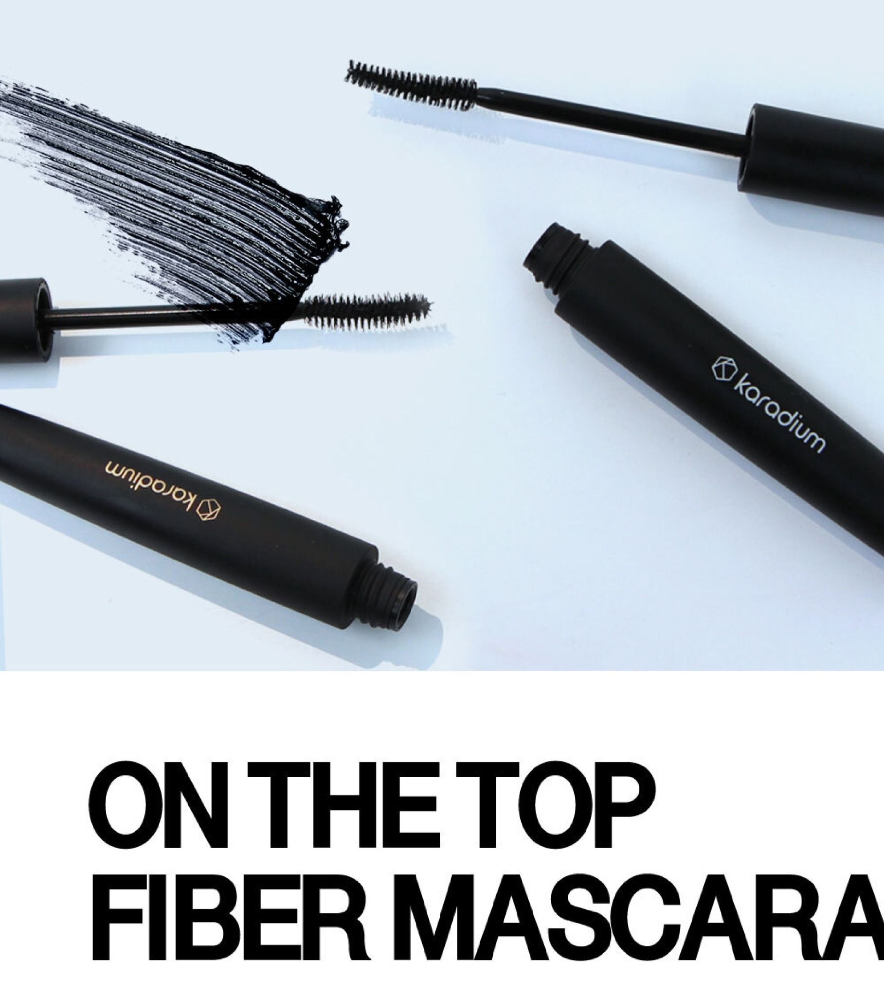 Chuốt mi Karadium On the Top Fiber Mascara 10ml giúp mi dày và cong tự nhiên
