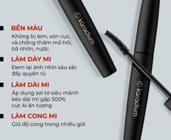 Chuốt mi Karadium On the Top Fiber Mascara 10ml giúp mi dày và cong tự nhiên