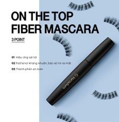 Chuốt mi Karadium On the Top Fiber Mascara 10ml giúp mi dày và cong tự nhiên