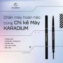 Chì Kẻ Mày Karadium Auto Eyebrow Pencil chống nước lâu trôi dạng vặn hai đầu