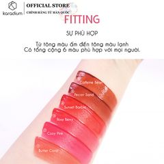 Son Kem Bóng Karadium Glassy Fitting Tint Dưỡng Ẩm Môi