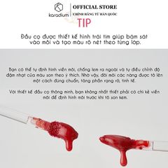 Son Kem Bóng Karadium Glassy Fitting Tint Dưỡng Ẩm Môi