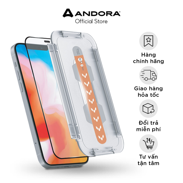 Kính cường lực ANDORA Peak-kit cho iPhone (Hỗ trợ dán miễn phí trực tiếp tại shop)