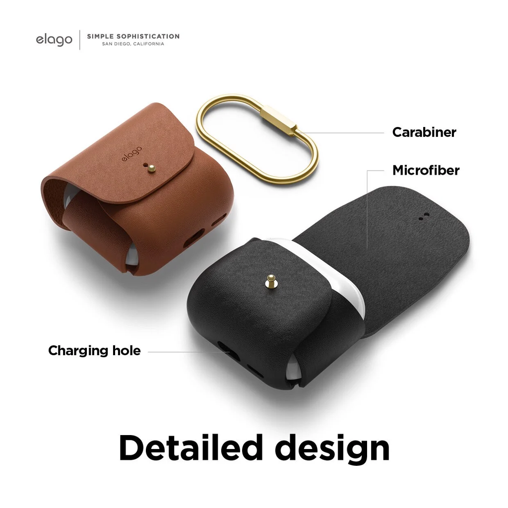 Vỏ bảo vệ elago Leather cho AirPods 3