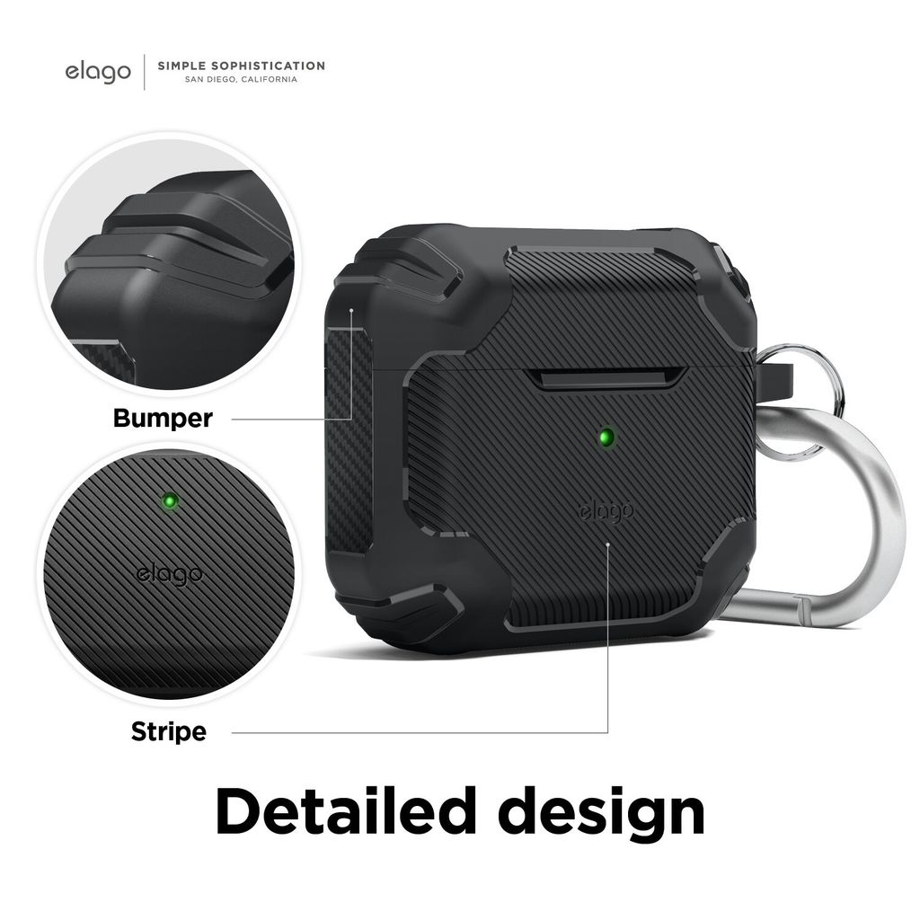 Vỏ bảo vệ elago Solid Armor cho AirPods 3