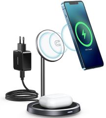 Đế sạc MagSafe CHOETECH 3 in 1 Magnetic Wireless Charger - T585-F