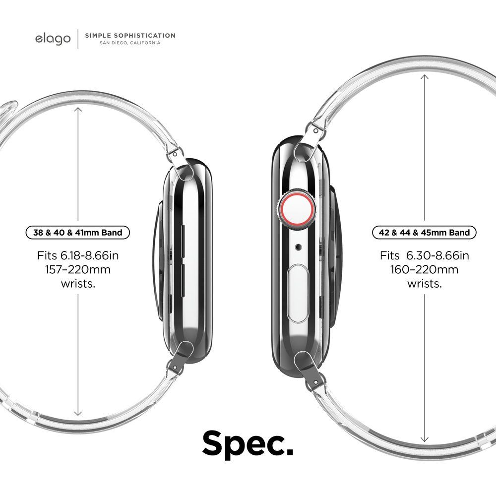 Dây đeo elago Clear Band cho Apple Watch Series